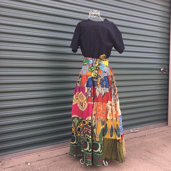 calabar market Dresses & Skirts - Traditional African Print Maxi Skirt